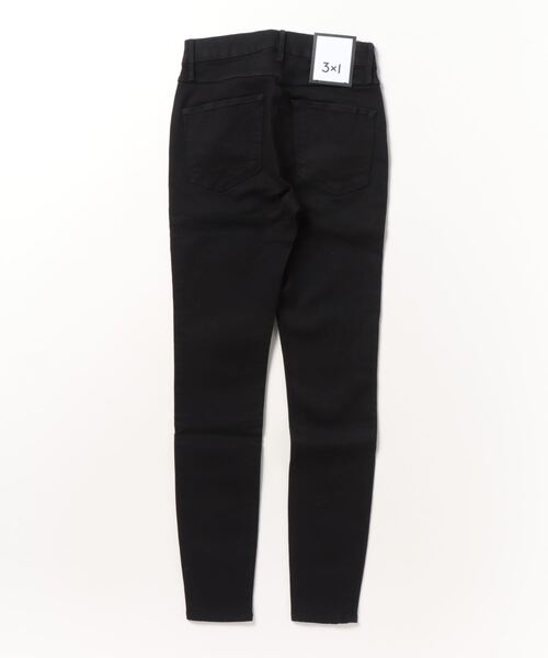 TRANS CONTINENTS(トランスコンチネンツ)の「(3x1)W3RSC Highrise Crop Skinny(デニムパンツ・レディース・ブラック・L)」の2枚目の写真