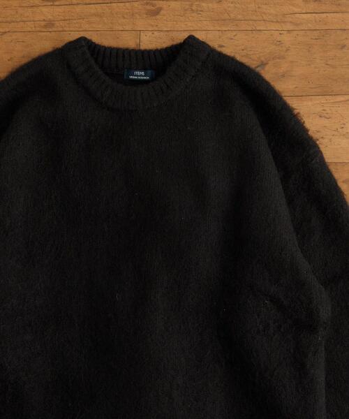 ITEMS URBANRESEARCH(アイテムズ アーバンリサーチ)の「ジャガードクルーネックプルオーバーニット(ニット/セーター・メンズ・グリーン/グレー/ブラック・MEDIUM/LARGE)」の2枚目の写真