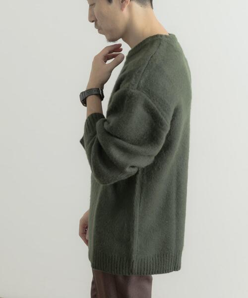 ITEMS URBANRESEARCH(アイテムズ アーバンリサーチ)の「ジャガードクルーネックプルオーバーニット(ニット/セーター・メンズ・グリーン/グレー/ブラック・MEDIUM/LARGE)」の14枚目の写真