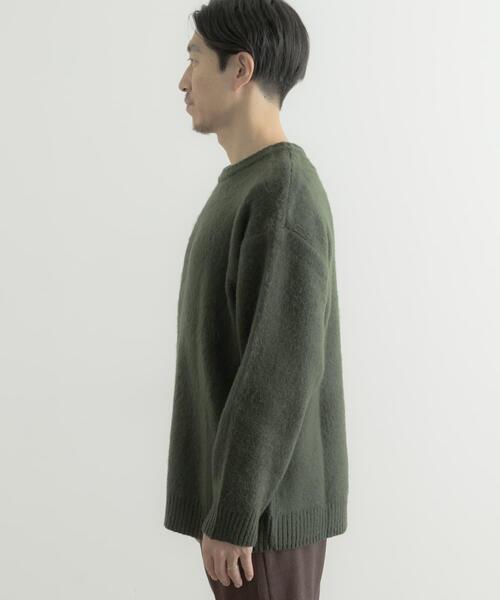 ITEMS URBANRESEARCH(アイテムズ アーバンリサーチ)の「ジャガードクルーネックプルオーバーニット(ニット/セーター・メンズ・グリーン/グレー/ブラック・MEDIUM/LARGE)」の19枚目の写真