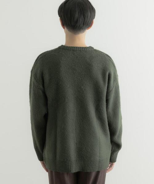 ITEMS URBANRESEARCH(アイテムズ アーバンリサーチ)の「ジャガードクルーネックプルオーバーニット(ニット/セーター・メンズ・グリーン/グレー/ブラック・MEDIUM/LARGE)」の20枚目の写真