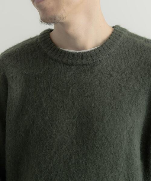 ITEMS URBANRESEARCH(アイテムズ アーバンリサーチ)の「ジャガードクルーネックプルオーバーニット(ニット/セーター・メンズ・グリーン/グレー/ブラック・MEDIUM/LARGE)」の21枚目の写真