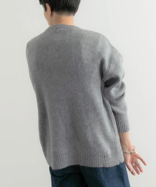 ITEMS URBANRESEARCH(アイテムズ アーバンリサーチ)の「ジャガードクルーネックプルオーバーニット(ニット/セーター・メンズ・グリーン/グレー/ブラック・MEDIUM/LARGE)」の6枚目の写真