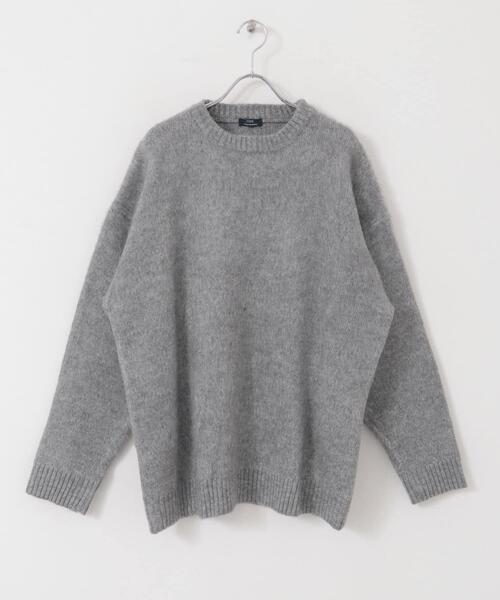 ITEMS URBANRESEARCH(アイテムズ アーバンリサーチ)の「ジャガードクルーネックプルオーバーニット(ニット/セーター・メンズ・グリーン/グレー/ブラック・MEDIUM/LARGE)」の9枚目の写真