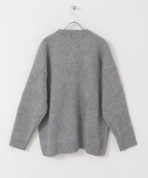 ITEMS URBANRESEARCH(アイテムズ アーバンリサーチ)の「ジャガードクルーネックプルオーバーニット(ニット/セーター・メンズ・グリーン/グレー/ブラック・MEDIUM/LARGE)」の10枚目の写真