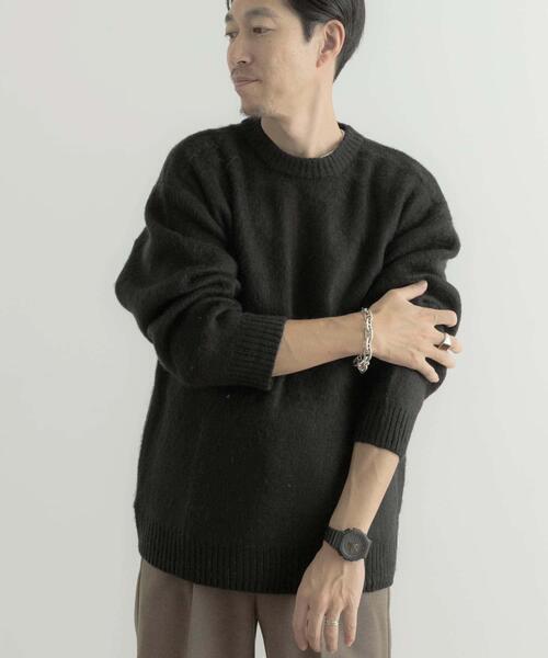 ITEMS URBANRESEARCH(アイテムズ アーバンリサーチ)の「ジャガードクルーネックプルオーバーニット(ニット/セーター・メンズ・グリーン/グレー/ブラック・MEDIUM/LARGE)」の13枚目の写真