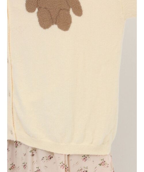 merry jenny（メリージェニー）の「Bear×Bearニットカーディガン（カーディガン/ボレロ・レディース・ブラック/ライトブルー/アイボリー・FREE）」の9枚目の写真