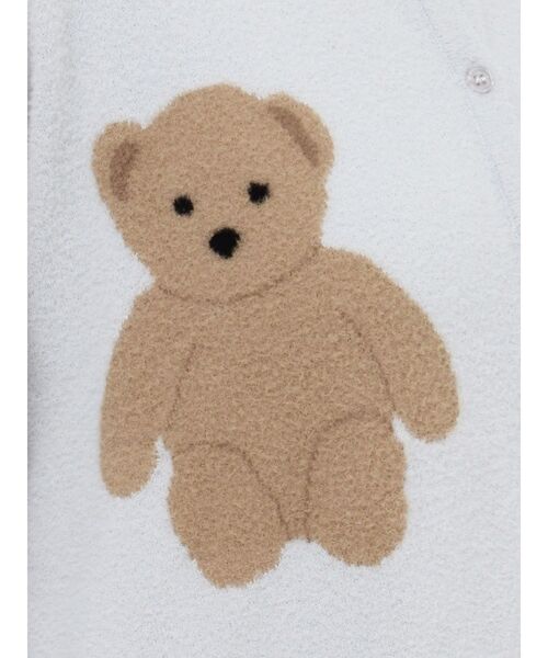 merry jenny（メリージェニー）の「Bear×Bearニットカーディガン（カーディガン/ボレロ・レディース・ブラック/ライトブルー/アイボリー・FREE）」の12枚目の写真