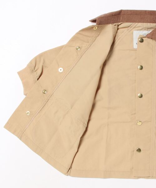 MAKE YOUR DAY(メイクユアデイ)の「ステンカラージャケット■80~140cm(ナイロンジャケット・キッズ・オリーブ/ベージュ・120/80/100/140/110/130/90)」の18枚目の写真