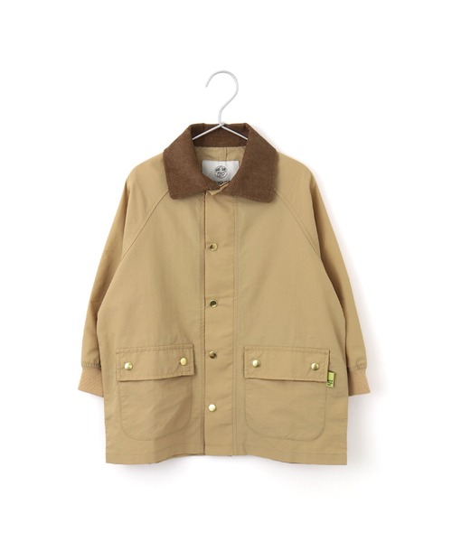 MAKE YOUR DAY(メイクユアデイ)の「ステンカラージャケット■80~140cm(ナイロンジャケット・キッズ・オリーブ/ベージュ・120/80/100/140/110/130/90)」の7枚目の写真