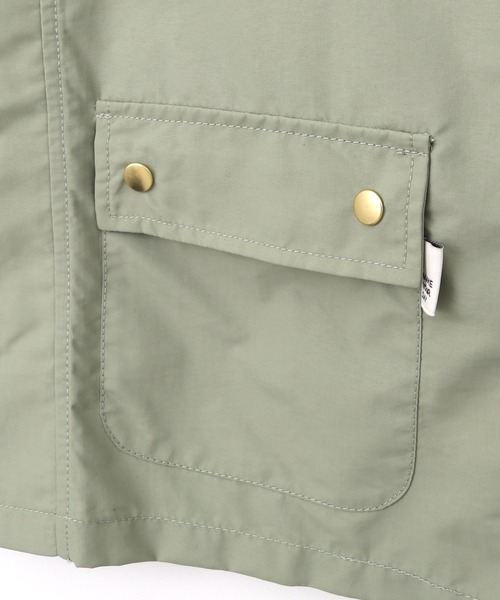 MAKE YOUR DAY(メイクユアデイ)の「ステンカラージャケット■80~140cm(ナイロンジャケット・キッズ・オリーブ/ベージュ・120/80/100/140/110/130/90)」の12枚目の写真