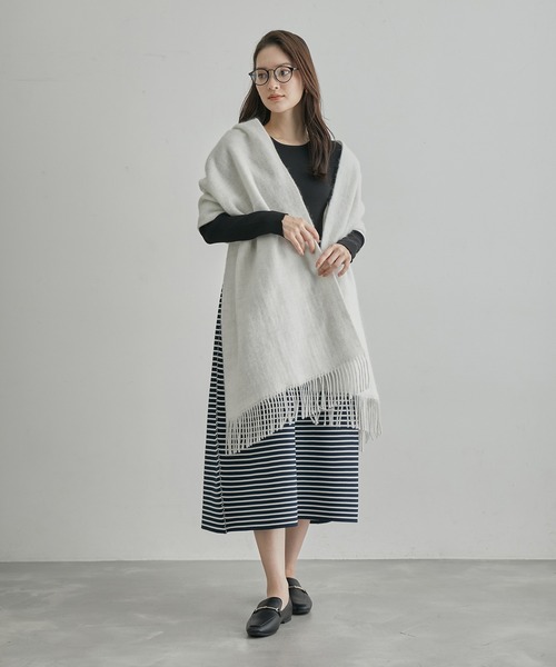 ROPE'(ロペ)の「ジャガード編み リブニットフォルムワンピース(ワンピース・レディース・ブラック系その他/ブラック・FREE)」の8枚目の写真