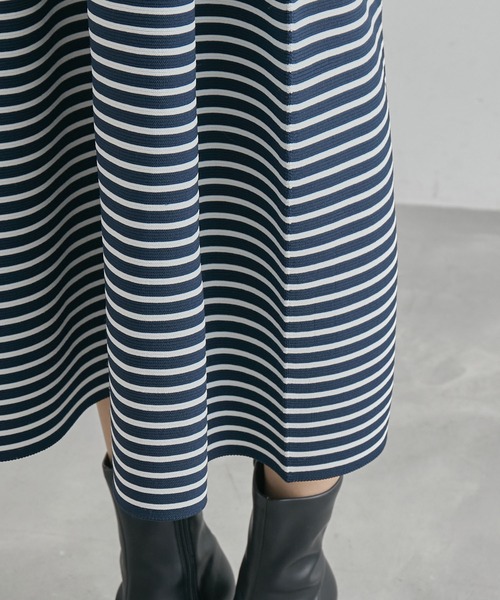 ROPE'(ロペ)の「ジャガード編み リブニットフォルムワンピース(ワンピース・レディース・ブラック系その他/ブラック・FREE)」の14枚目の写真