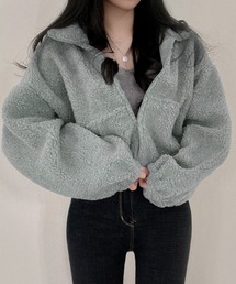 ボアジャケット 韓国 フリースジャケット