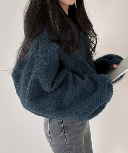 ボアジャケット ストリート フリース アウター 韓国 0247eb96e11e8c33064b0bffab60ea
