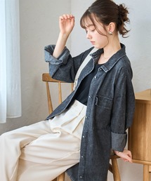 WEGO | WEGO/【24年春夏新作】デニムBIGシャツ(シャツ/ブラウス)