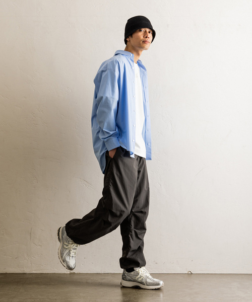 417 EDIFICE（フォーワンセブンエディフィス）の「【LE JAPON】 Akita レギュラーシャツ（シャツ/ブラウス・メンズ・サックスブルー/ブルー/ブルー系その他/ホワイト/スカイブルー・SMALL/MEDIUM/LARGE）」の16枚目の写真