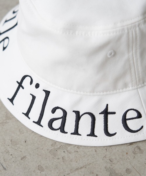 OLIVE des OLIVE（オリーブデオリーブ）の「ロゴ刺繍入りバケットハット（ハット・レディース・ブラック/オフホワイト・FREE）」の10枚目の写真