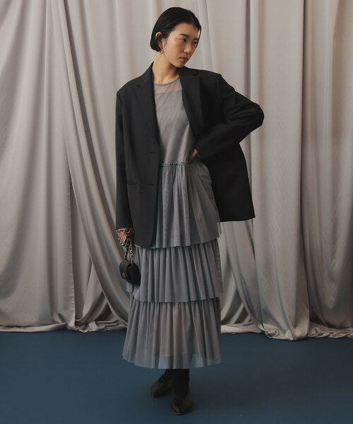 SLOBE IENA（スローブイエナ）の「habiチュールフリルティアード