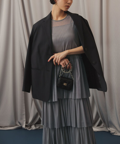 SLOBE IENA（スローブイエナ）の「habiチュールフリルティアード