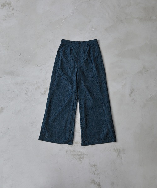 CLEL（クレイル）の「【CLEL】Loose Cord lace flare Pants