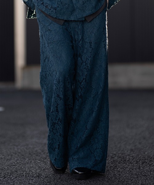 CLEL（クレイル）の「【CLEL】Loose Cord lace flare Pants/ルーズコードレースフレアパンツ（セットアップ対応）（その他パンツ・メンズ・ブルー系/ライトグレー/ブラック/チャコールグレー・L/M/S/XS）」の21枚目の写真