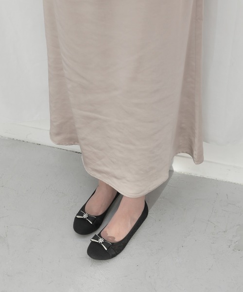 JELLY BEANS（ジェリービーンズ）の「シアーレースリボンモールドソールパンプス【Made in Japan】<ふわさら>(125-30328)JELLY BEANS(ジェリービーンズ)（パンプス・レディース・ラベンダー/アイボリー/ブラック・21.5/25.5/25/24.5/24/23.5/23/22.5/22）」の22枚目の写真