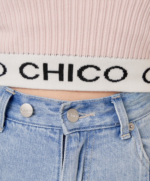 Chico（チコ）の「【4色展開/WEB限定】裾ロゴベアキャミ（キャミソール・レディース・ホワイト/ライトグレー/ホワイト系その他2/ピンク/ブルー・FREE）」の12枚目の写真