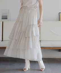 mysty woman | ランダムティアードスカート 106952(スカート)