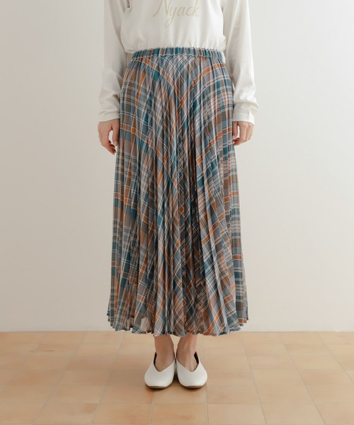 美品 Theory アコーディオン プリーツ シアーチェック スカート セオリー SOPHISTICATED FEMININE Theory [セオリー] 公式通販サイト