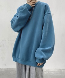 SHEPP | 【7色展開】オーバーサイズルーズシルエット カラースウェット ユニセックスプルオーバー裏起毛(スウェット)