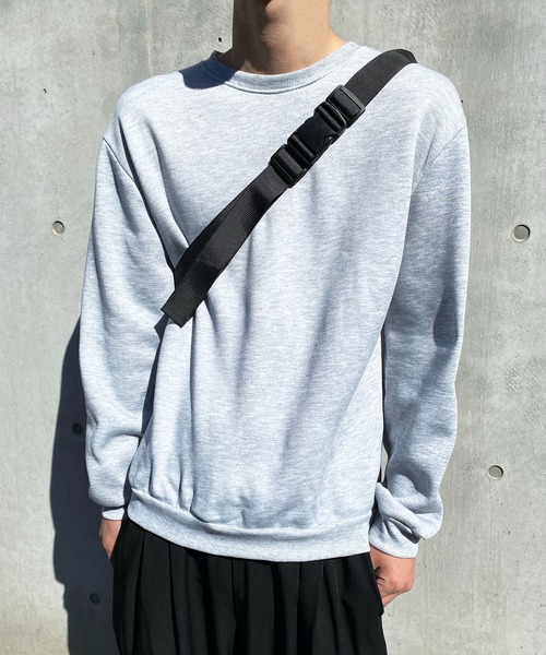SHEPP(シープ)の「【7色展開】オーバーサイズルーズシルエット カラースウェット ユニセックスプルオーバー裏起毛(スウェット・レディース・パープル/オレンジ/ブラック/ピンク/ダークグレー/ターコイズブルー/アイボリー/ブルー/グレー・L/XL/XXL)」の11枚目の写真