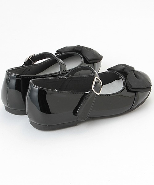 petit main（プティマイン）の「リボンバレエシューズ（バレエシューズ・キッズ・ブラック/シルバー・16cm/17cm/18cm/19cm/20cm）」の6枚目の写真