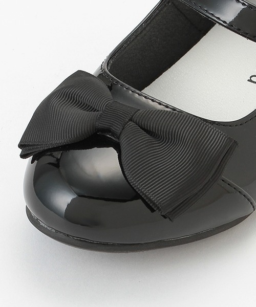 petit main（プティマイン）の「リボンバレエシューズ（バレエシューズ・キッズ・ブラック/シルバー・16cm/17cm/18cm/19cm/20cm）」の7枚目の写真