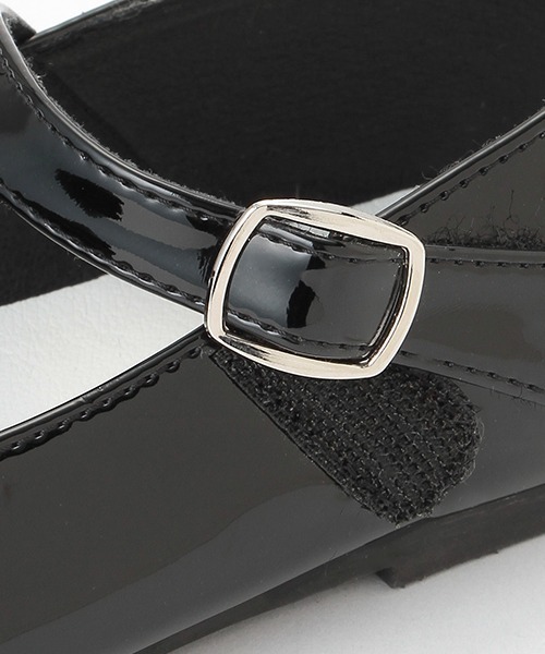 petit main（プティマイン）の「リボンバレエシューズ（バレエシューズ・キッズ・ブラック/シルバー・16cm/17cm/18cm/19cm/20cm）」の4枚目の写真