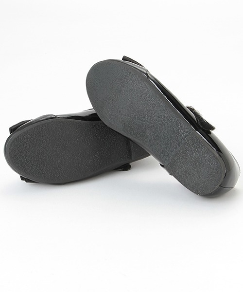 petit main（プティマイン）の「リボンバレエシューズ（バレエシューズ・キッズ・ブラック/シルバー・16cm/17cm/18cm/19cm/20cm）」の8枚目の写真