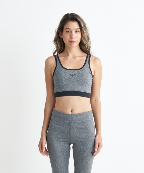 ROXY(ロキシー)の「MY 1ST ROXY SQUARE B/ロキシー速乾UVカット付きワンポイントブランドロゴブラトップ(スポーツブラ・レディース・レッド/グレー/ブラック/ホワイト・LARGE/MEDIUM/SMALL)」の4枚目の写真