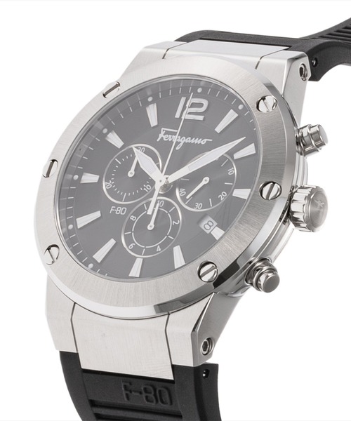 FERRAGAMO(フェラガモ)の「Salvatore Ferragamo/サルヴァトーレ・フェラガモ F-80 腕時計 FR-SFEX00523 メンズ(アナログ腕時計・メンズ・ブラック・FREE)」の3枚目の写真