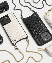 BANDOLIER（バンドリヤー）の「【BANDOLIER】SHEILA series シーラ CREAM/BLACK (iPhone15/15Pro対応)（スマホケース/カバー・レディース）」