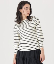 CAST: | 【着回し抜群】ボリュームスリーブボーダーニット(ニット/セーター)