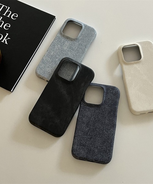 lit.Cy（リットシー）の「デニムファブリックスマホケース　iPhoneケース（スマホケース/カバー・メンズ・ネイビー/ブラック/オフホワイト/ブルー・iPhone 14/iPhone 13 Pro/iPhone 13/iPhone 15 Pro/iPhone 15/iPhone 14 Pro）」の11枚目の写真