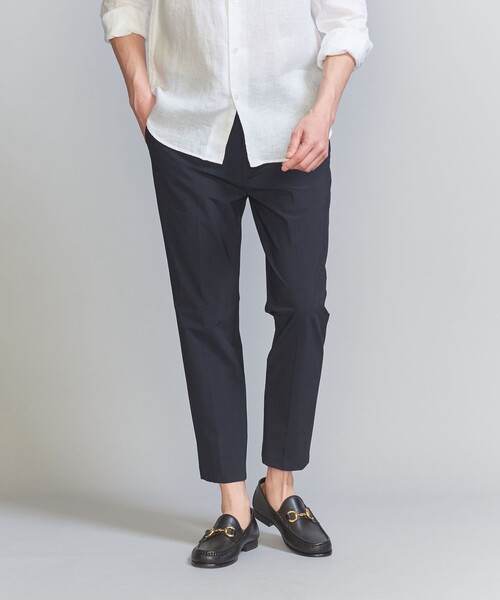 BEAUTY&YOUTH UNITED ARROWS(ビューティーアンドユースユナイテッドアローズ)の「【WEB限定 WARDROBE SMART】クール トリコット アンクルパンツ 【接触冷感】(スラックス・メンズ・ブラック/ネイビー/ダークグレー・XL/L/M/S)」の4枚目の写真