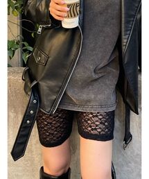 EVRIS | ロゴラインレースバイカーパンツ(その他パンツ)