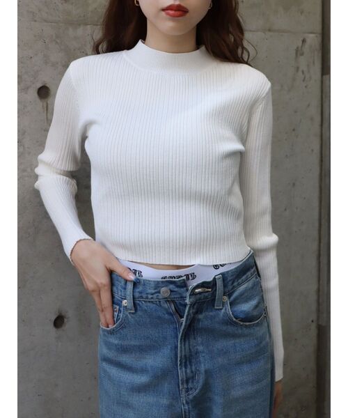 EVRIS（エヴリス）の「ロゴラインレースバイカーパンツ（その他パンツ・レディース・ホワイト/ブラック・FREE）」の5枚目の写真