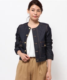 LOUNGEDRESS | デニムコンビブルゾン(デニムジャケット)