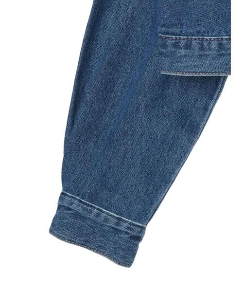 Green　Parks（グリーンパークス）の「・Double　Flags　フリルカラーGジャン（その他アウター・レディース・インディゴブルー・FREE）」の16枚目の写真