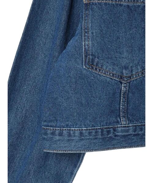 Green　Parks（グリーンパークス）の「・Double　Flags　フリルカラーGジャン（その他アウター・レディース・インディゴブルー・FREE）」の17枚目の写真