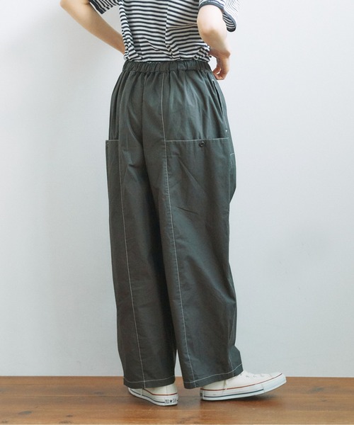 PAR ICI(パーリッシィ)の「馬布 切り替えボリュームパンツ(その他パンツ・レディース・チャコールグレー/ベージュ/ブルー/カーキ・FREE)」の12枚目の写真