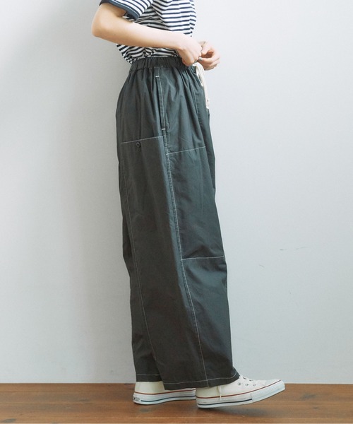 PAR ICI(パーリッシィ)の「馬布 切り替えボリュームパンツ(その他パンツ・レディース・チャコールグレー/ベージュ/ブルー/カーキ・FREE)」の11枚目の写真