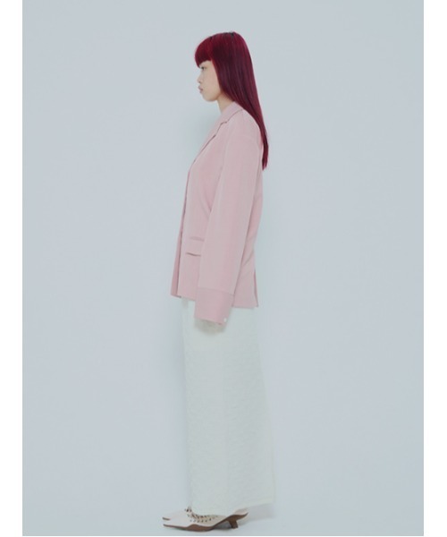 AMAIL（アマイル）の「Power shoulder shirt（シャツ/ブラウス・レディース・グレー/ピンク・FREE）」の12枚目の写真